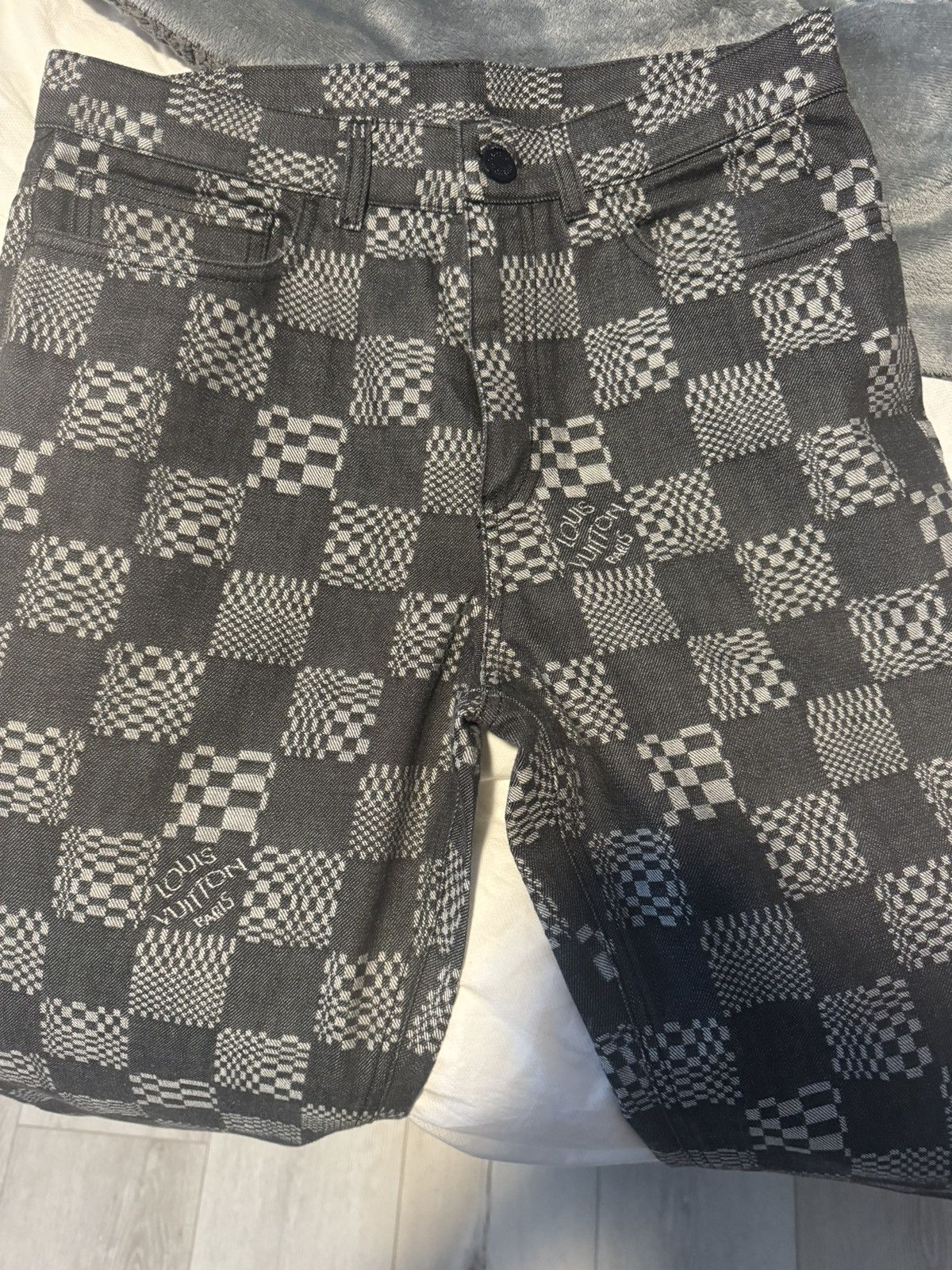 Louis Vuitton Louis Vuitton Checkered Denim Size US 30 / EU 46 - 8 Thumbnail