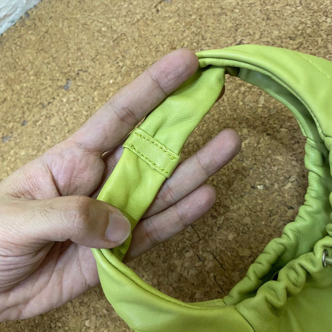 Designer × Salvatore Ferragamo Y2K Ferragamo Mini Shoulder Bag – Lime Green Statement Piece Size ONE SIZE - 12 Thumbnail