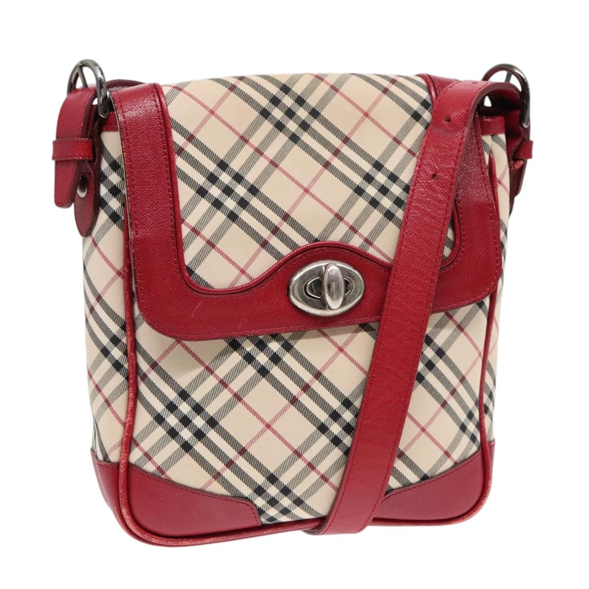 Burberry Nova Check Beige Canvas Shoulder Bag (Pre-Owned) Size ONE SIZE - 1 Thumbnail