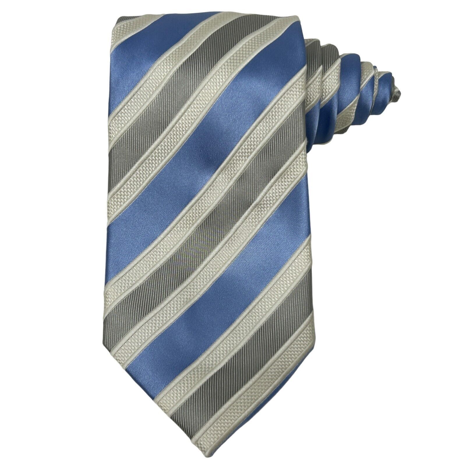 Donald Trump Donald J Trump Signature Collection Necktie Blue Silver Size ONE SIZE - 1 Thumbnail