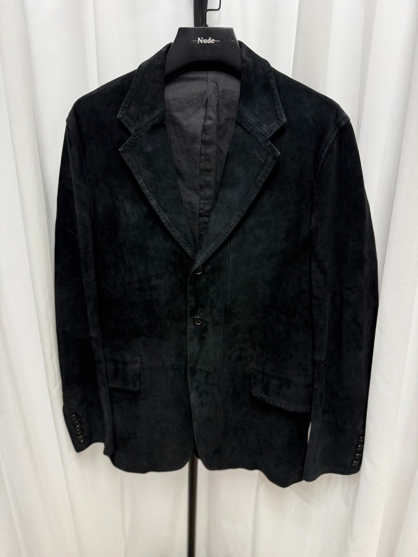 Yohji Yamamoto Yohji Yamamoto Suede Blazer for Men Size US L / EU 52-54 / 3 - 1 Thumbnail