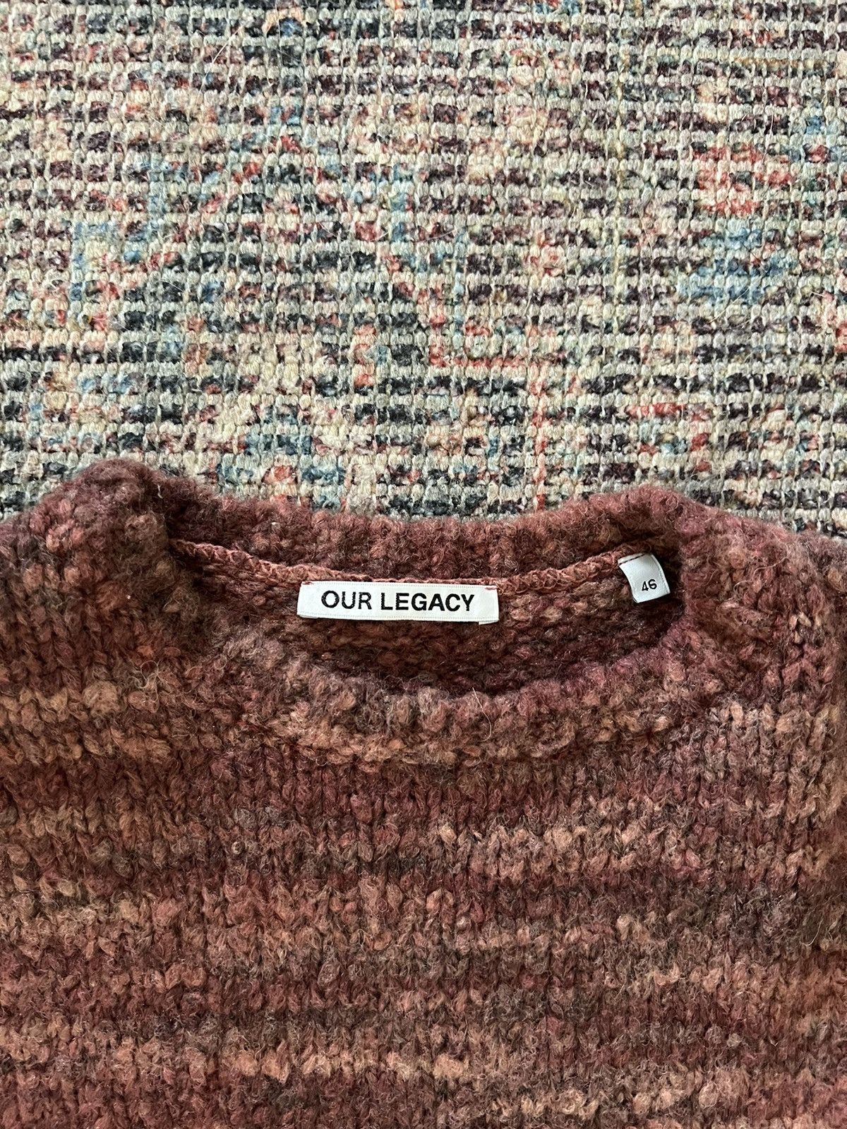 Our Legacy Our Legacy Marl Crew Knit Size US S / EU 44-46 / 1 - 2 Thumbnail