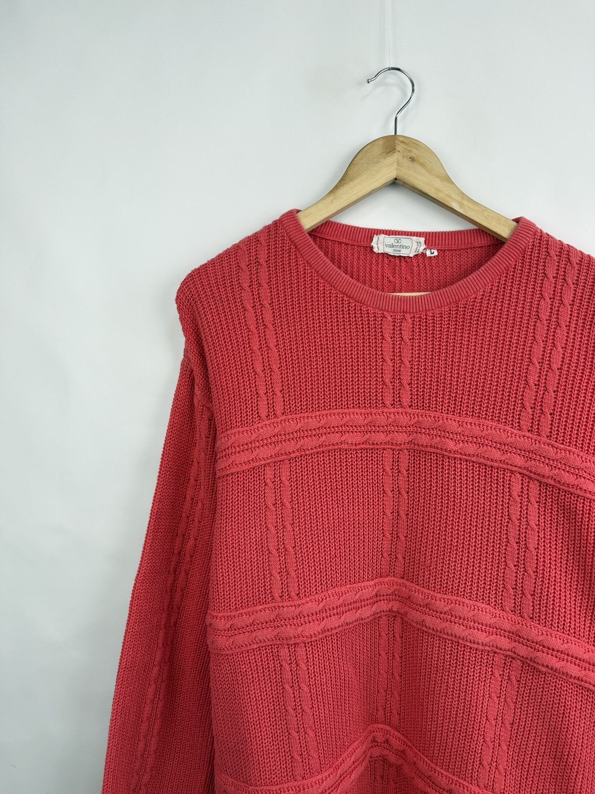 Valentino 🇮🇹 Vintage 90s Valentino Rare Sweater Y2K Made in Italy Retro Size US L / EU 52-54 / 3 - 2 Thumbnail