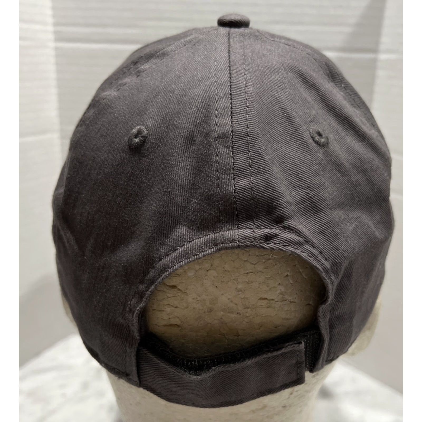 John Deere VINTAGE John Deere Hat Gray Logo Spellout Adjustable Baseball Cap Men One Size Gray Farmers Men Size ONE SIZE - 4 Thumbnail