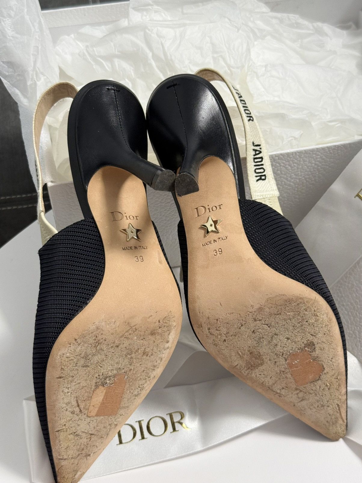 Dior Women's J'Adior Slingback Pumps Technical Fabric 100 Size US 9 / IT 39 - 15 Thumbnail