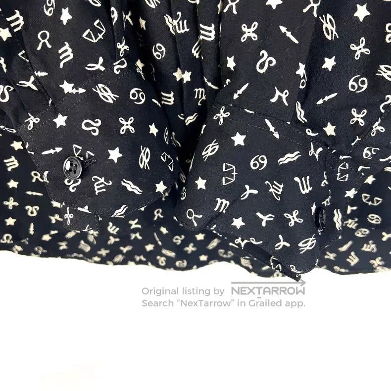 Saint Laurent Paris Saint Laurent Paris Size 37 Black long-sleeve shirt with f Size US M / EU 48-50 / 2 - 4 Thumbnail