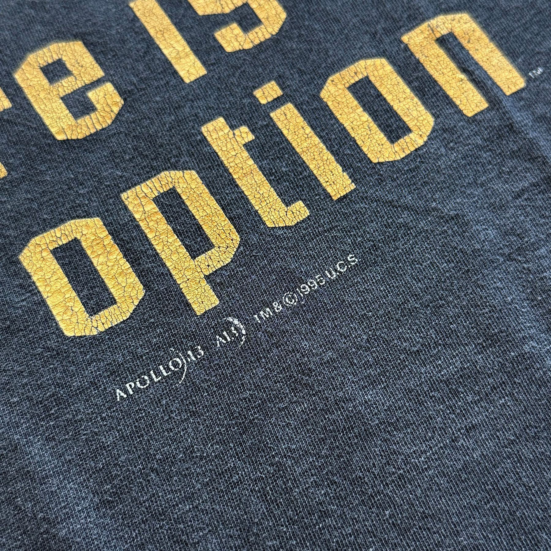 Vintage 1995 Vintage Apollo 13 "Failure Is Not An Option" Tee Size US XL / EU 56 / 4 - 7 Thumbnail