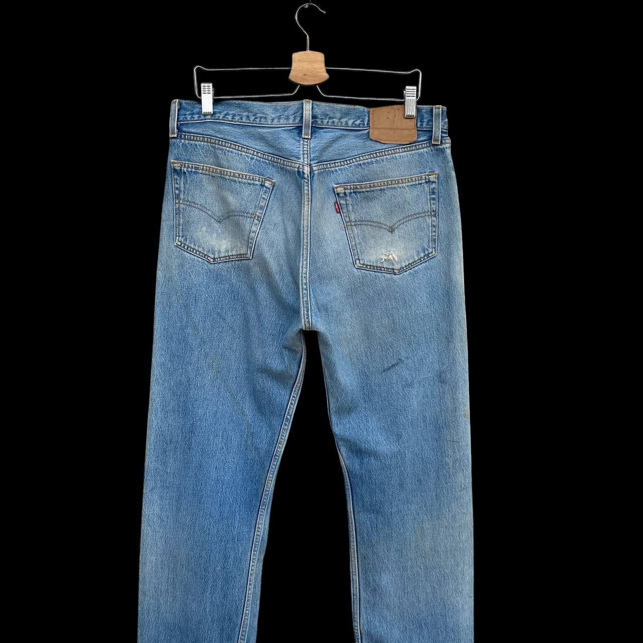 Levi's Vintage Clothing VINTAGE KURT COBAIN 00'S LEVIS 501 DISTRESSED DIRTY W35X33" Size US 35 - 8 Thumbnail