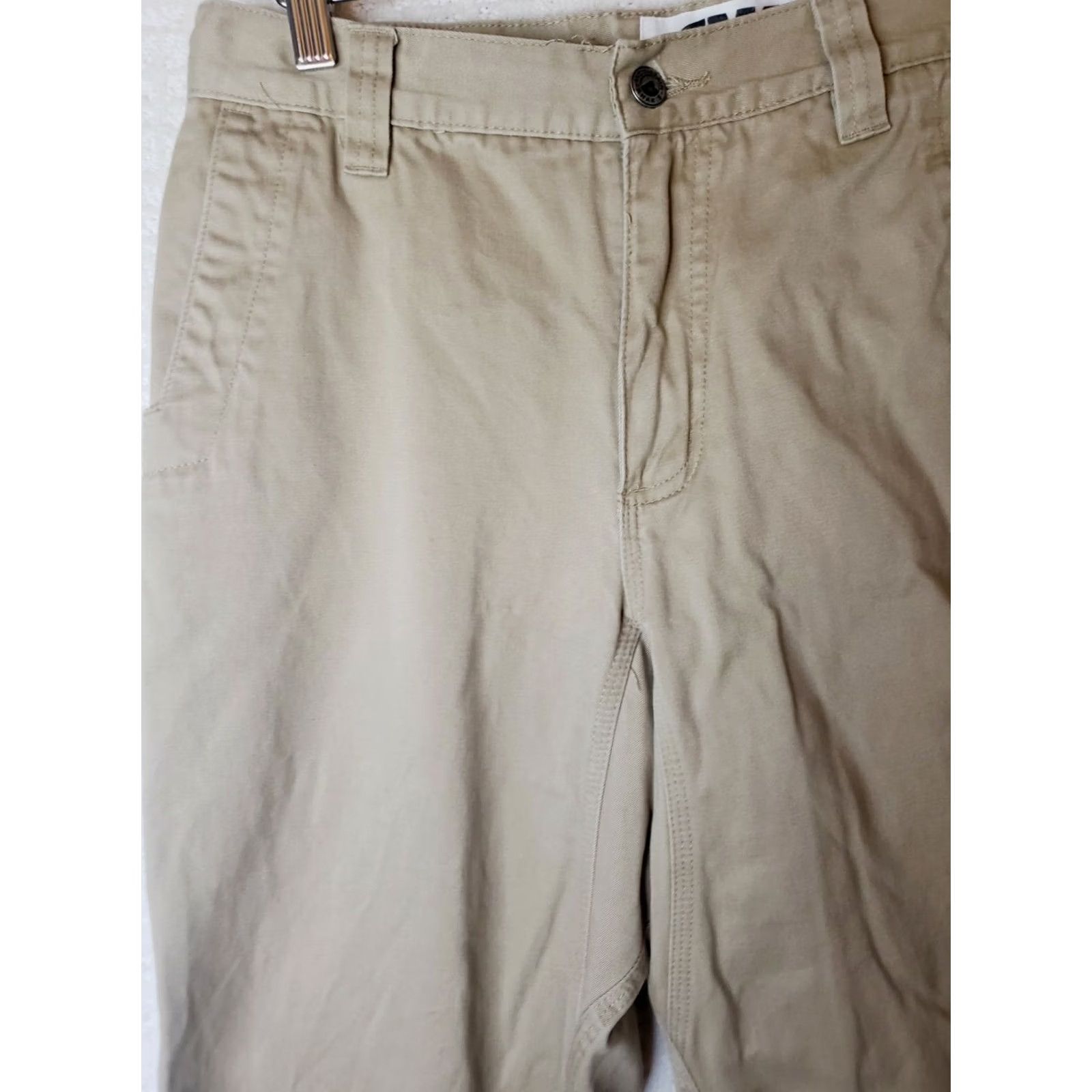 Mountain Khakis VINTAGE Mountain Khakis Mens Teton Twill Pants 32x32 Khaki 100% Cotton Relaxed Straight Beigewomens? Size US 32 / EU 48 - 3 Thumbnail