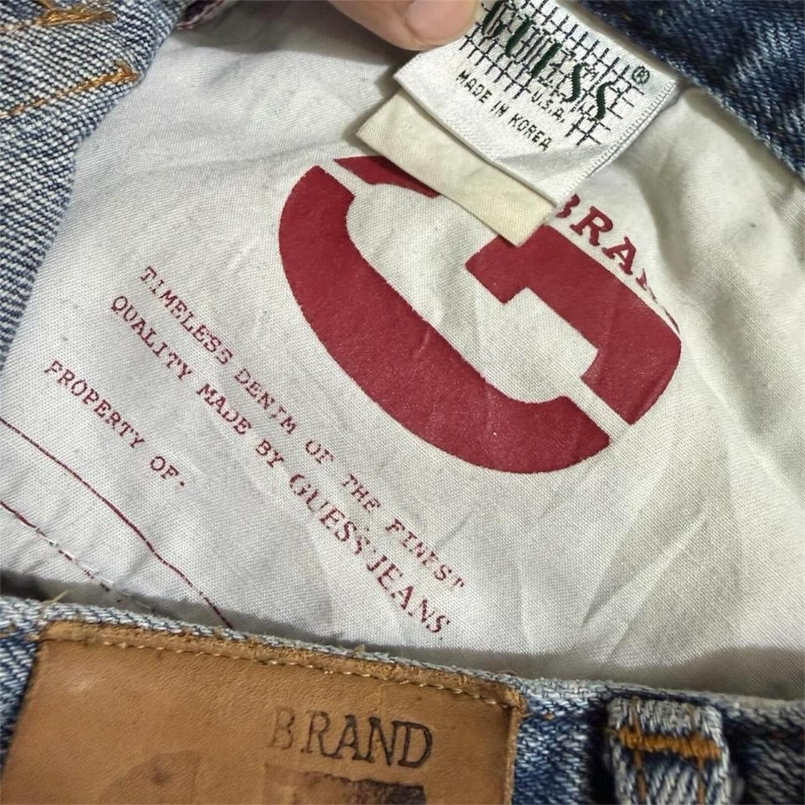 Guess Guess usa unique thread work denim jeans Size 29" - 8 Thumbnail