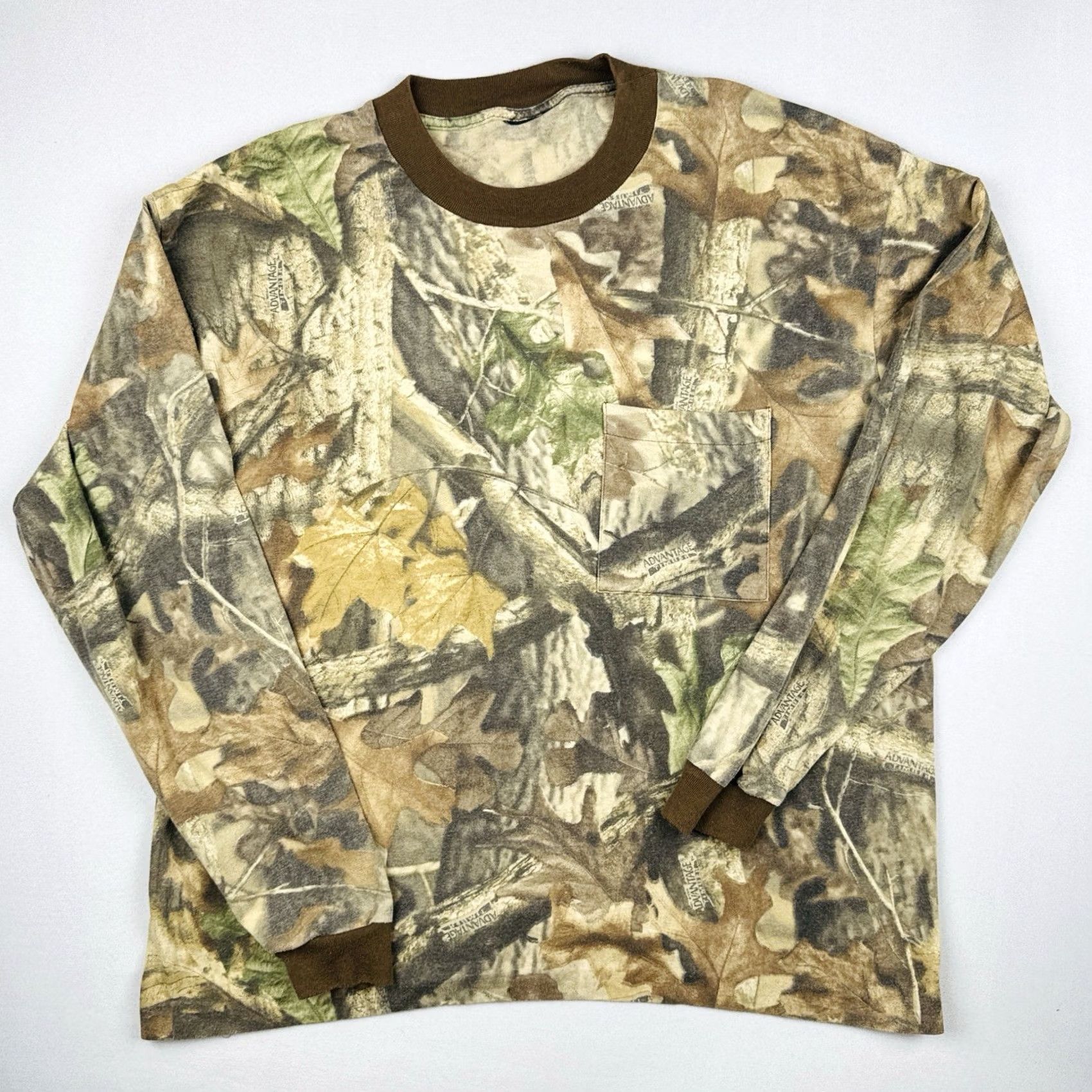 Vintage VINTAGE Camo Pocket Long Sleeve T Shirt USA Made 90s Hunting XL Men Size US XL / EU 56 / 4 - 2 Thumbnail