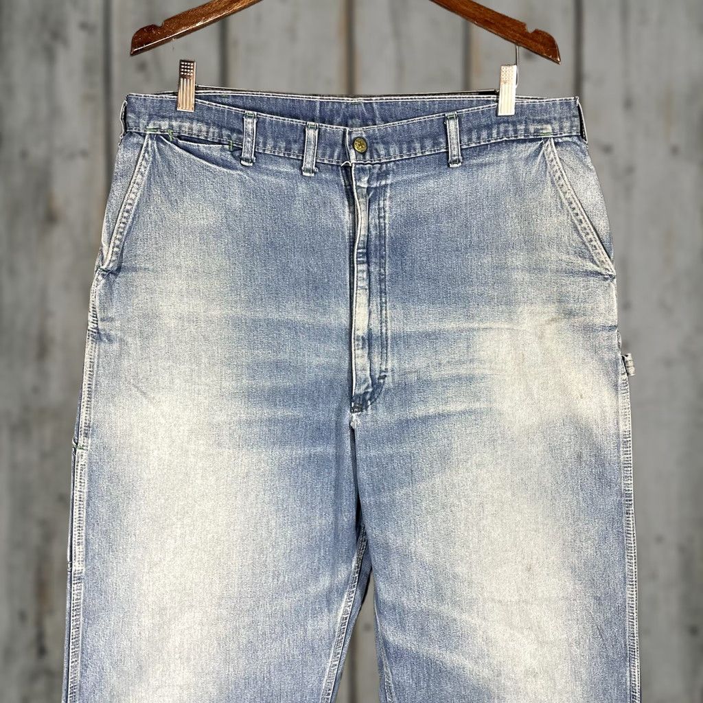 Vintage VINTAGE OshKosh B'gosh Jeans Denim 36x33 Carpenter High WAIST 60s 70s 80s USA Men Jeans Distressed 5-Pocket Vintage Classic Size US 36 / EU 52 - 1 Thumbnail