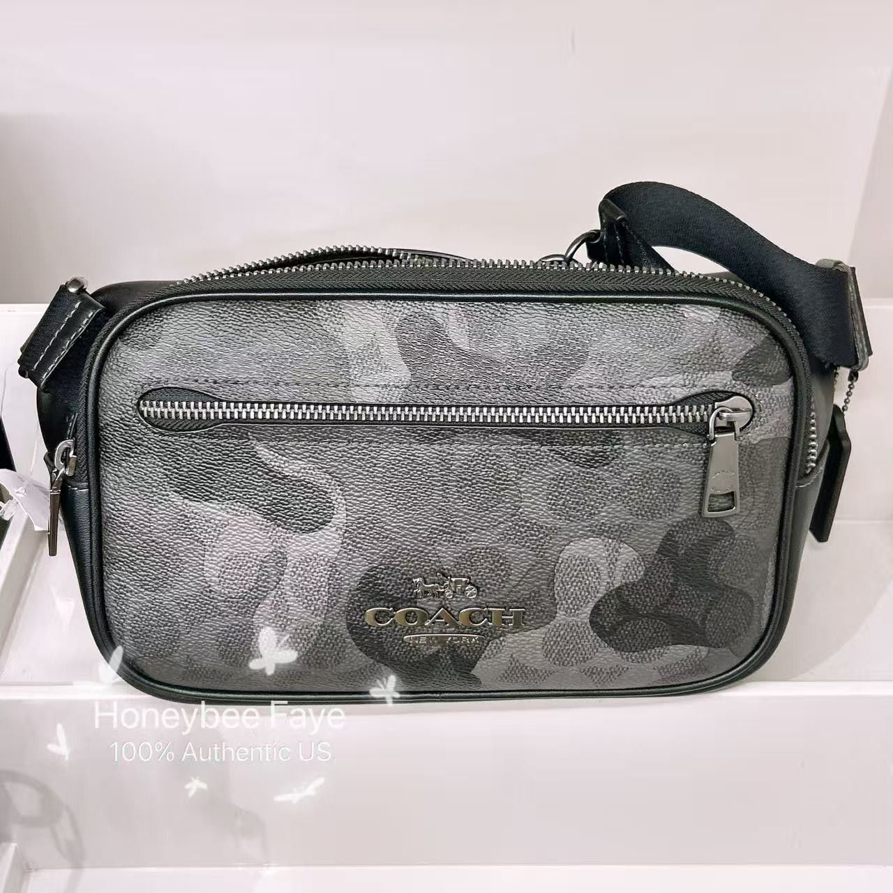 Coach Elias Belt Bag In Signature Camo Print CW314 Size ONE SIZE - 1 Thumbnail
