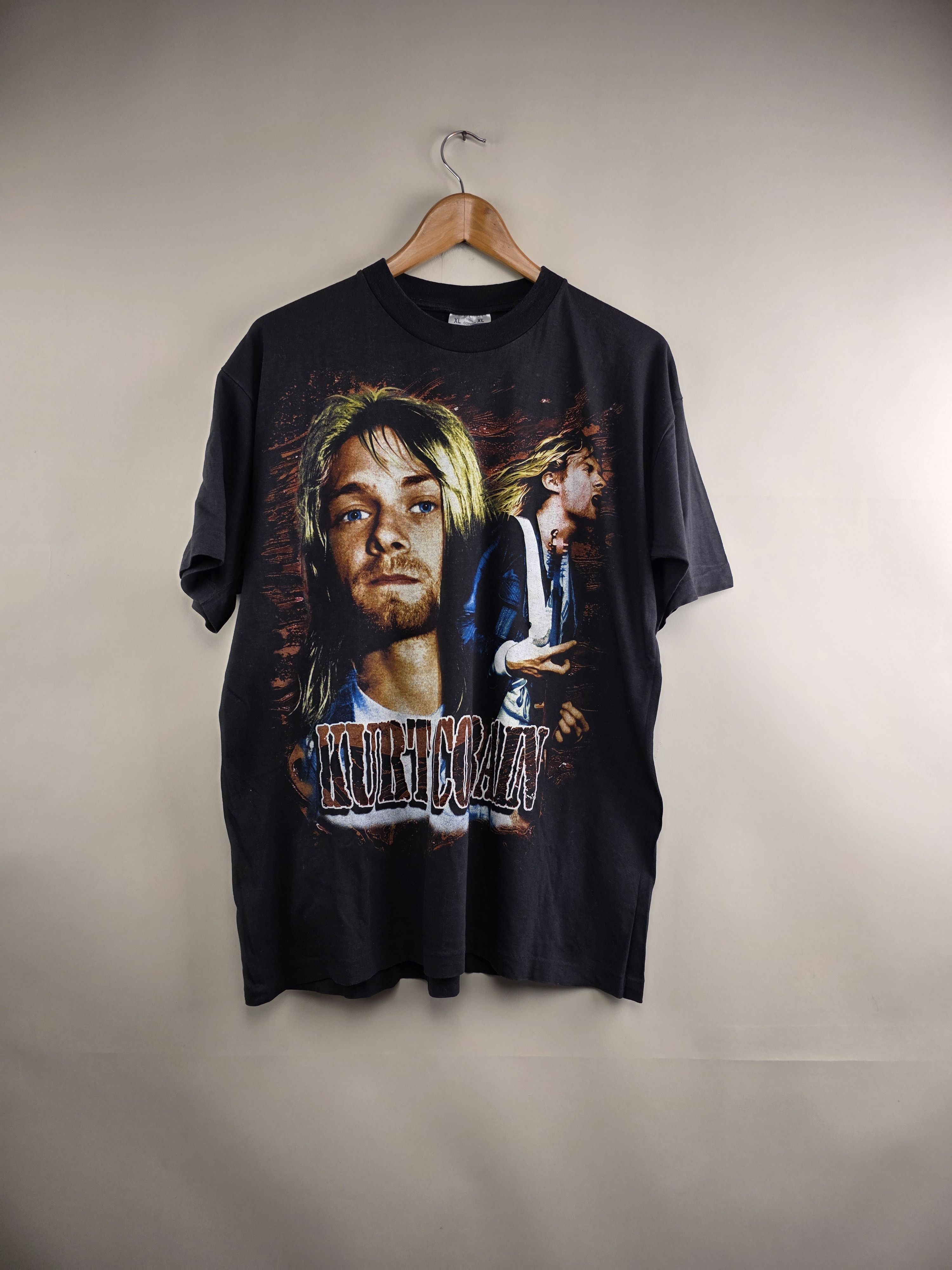 Band Tees × Vintage 90s Nirvana Kurt In Utero XL 23" 28.5" Size US XL / EU 56 / 4 - 1 Thumbnail