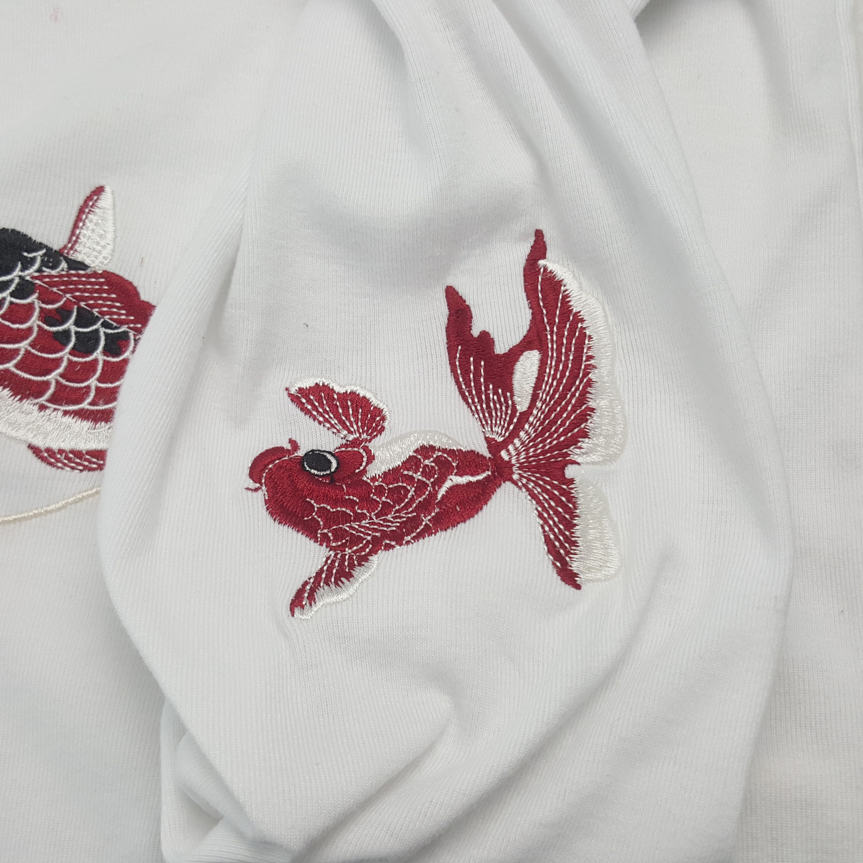 Japanese Brand × Vintage Vintage Embroidery Fist Koi Japanese Clasic Sweatshirt Size US S / EU 44-46 / 1 - 11 Thumbnail