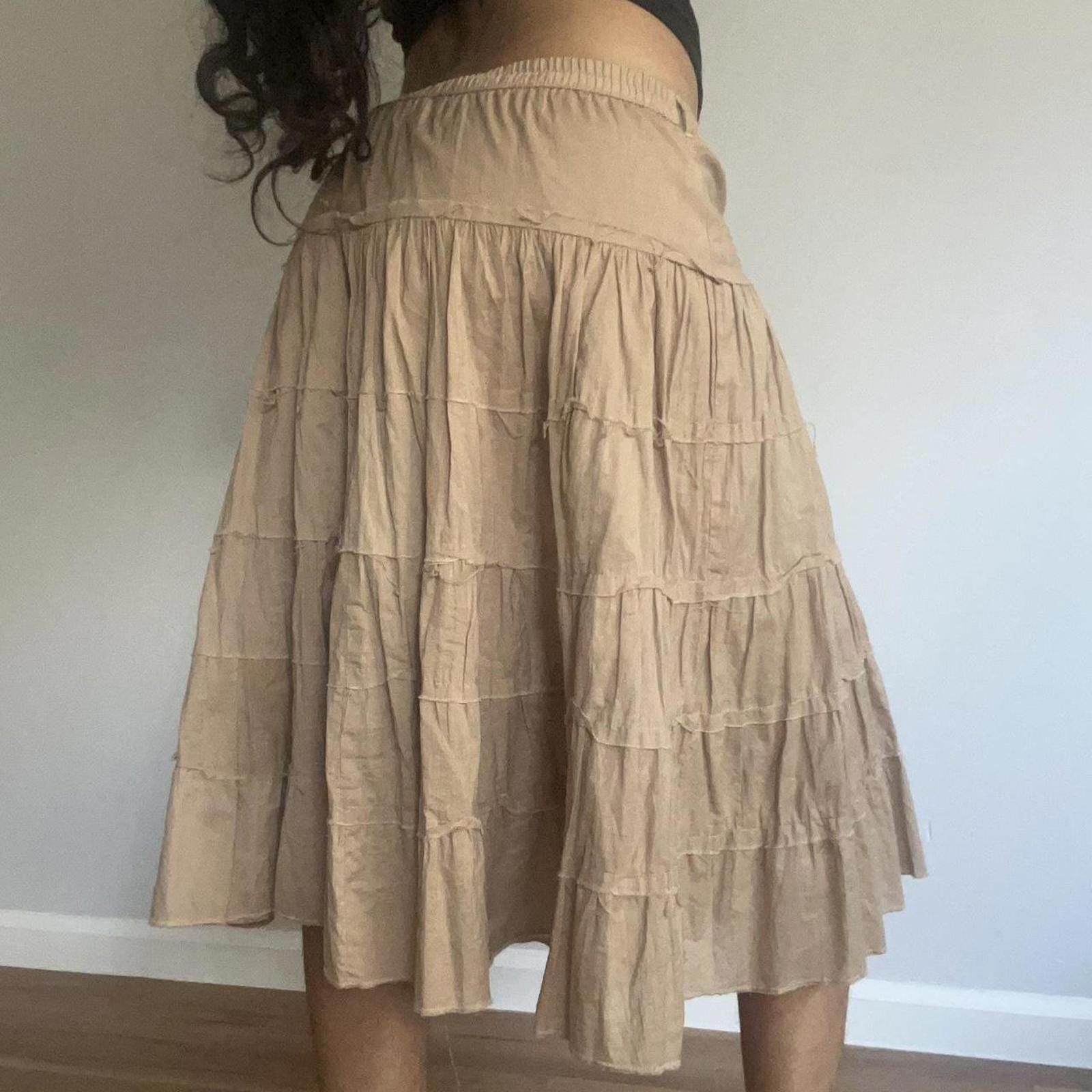 Other Tan midi skirt with a boho vibe Size 32" / US 10 / IT 46 - 5 Thumbnail