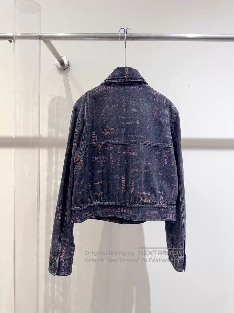 Chanel Chanel Full logo denim jacket Size M / US 6-8 / IT 42-44 - 5 Thumbnail