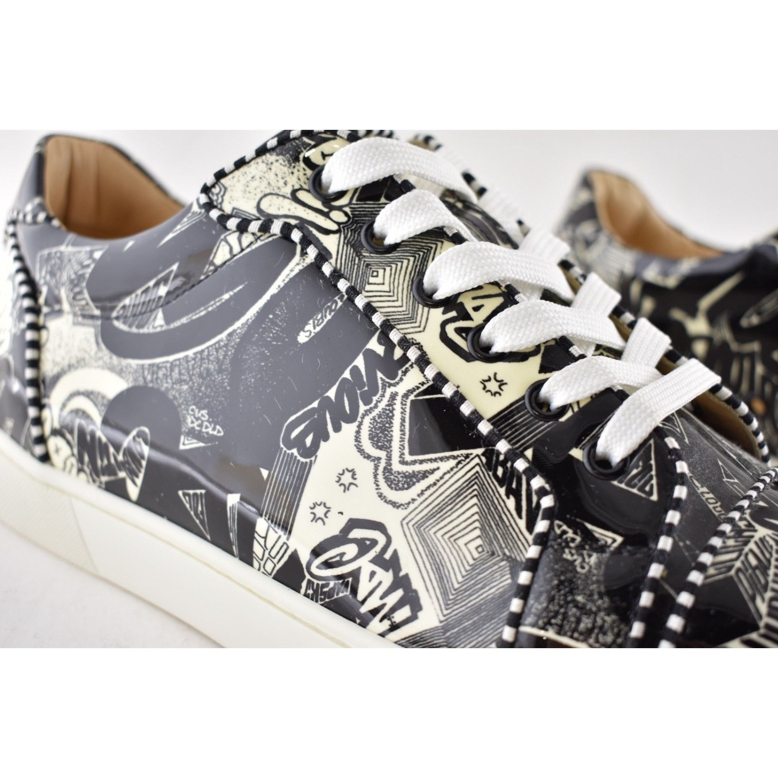 Christian Louboutin Christian Louboutin Seavaste Orlato Flat Black Nicograf Low Size US 11 / EU 44 - 4 Thumbnail