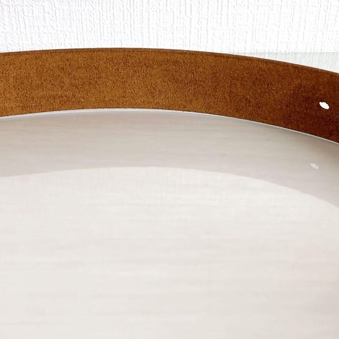 Ralph Lauren RRL Ralph Lauren Belt Leather Brown Emboss Pattern Curving 30 in Pre-owned Mens Size 30 - 5 Thumbnail