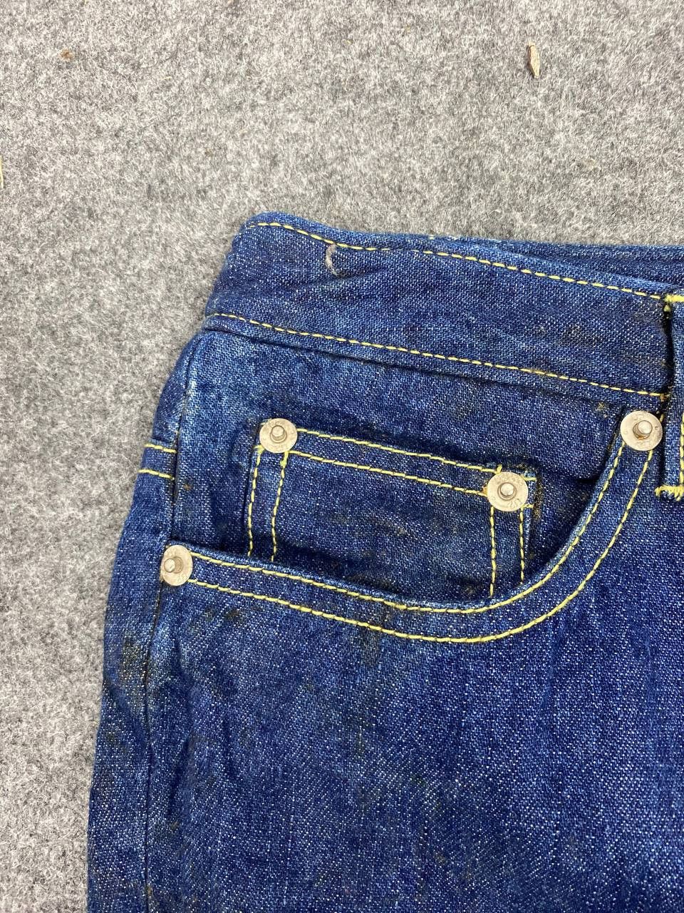 Japanese Brand vintage japanese brand bootcut flare denim nice design Size 28" / US 6 / IT 42 - 9 Thumbnail