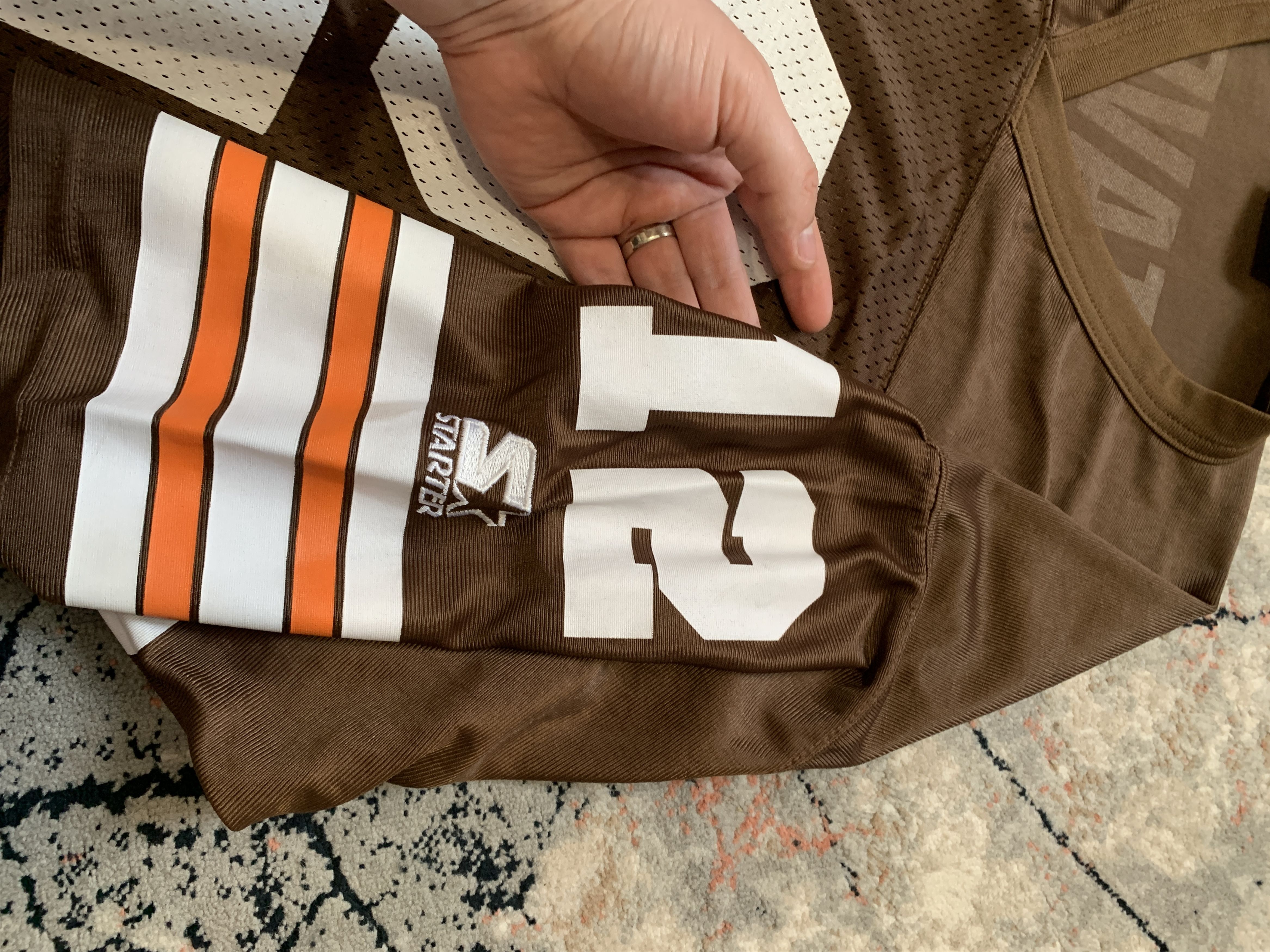 NHL × Starter × Vintage Vintage NFL Vinny Testaverde 12 Cleveland Browns 1995 Jersey Size US XL / EU 56 / 4 - 6 Thumbnail