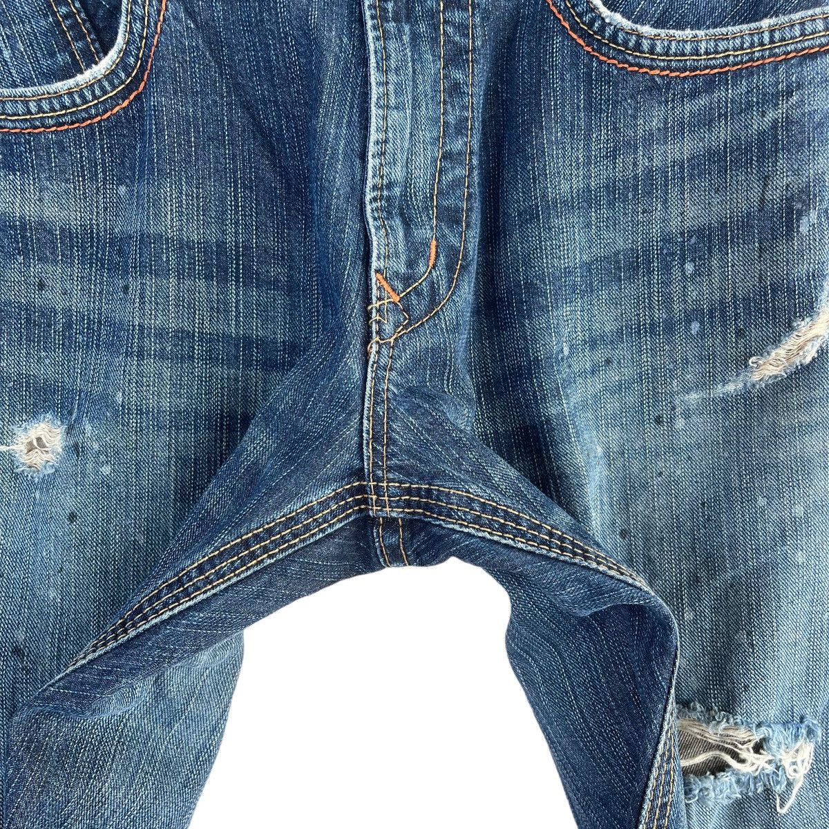 Edwin Edwin X-Vs Ripped Denim Jeans Size US 32 / EU 48 - 6 Thumbnail