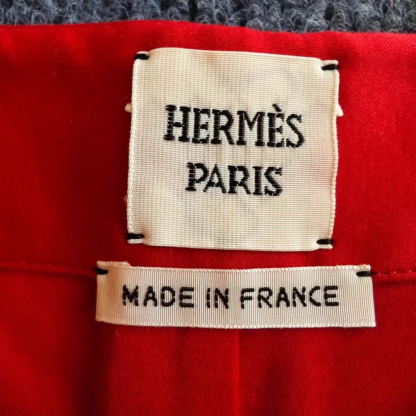 Hermes Hermes red cotton knit shorts 34 99 Size 25" / US 0 / IT 36 - 3 Thumbnail