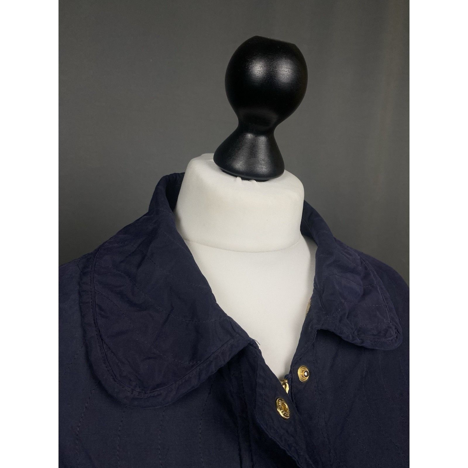 Burberry Burberry Nova Check Lining Vintage Women's Blue Quilted Jack Size XL / US 12-14 / IT 48-50 - 7 Thumbnail