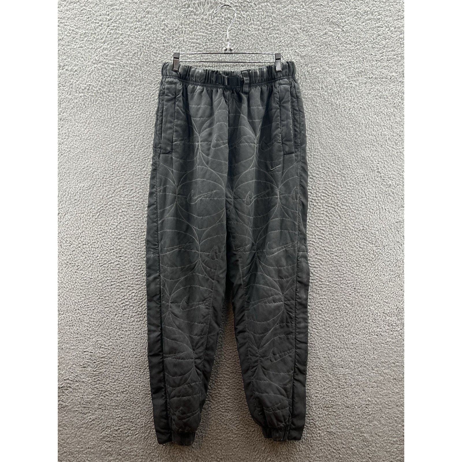 Nike Nike Therma Woven Quilted Warm Up Gray Pants Mens Sz. Medium Size US 34 / EU 50 - 1 Thumbnail