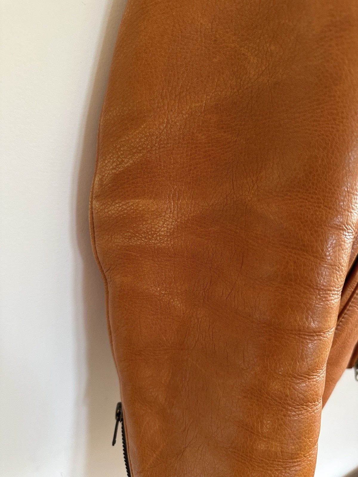 Golden Bear × Taylor Stitch Taylor Stitch x Golden Bear Moto Jacket Whiskey Steerhide XS Size US XS / EU 42 / 0 - 4 Thumbnail