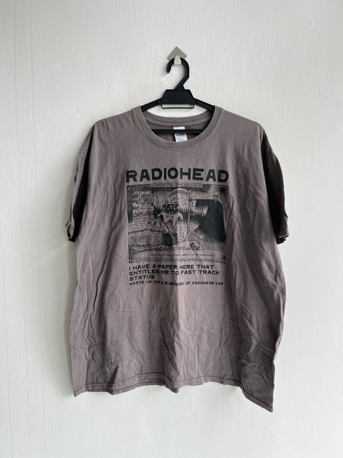 Vintage Vintage Waste Radiohead Stanley Donwood "I Have Paper" Tees Size US XL / EU 56 / 4 - 1 Thumbnail
