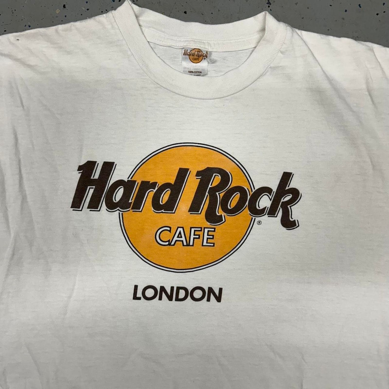 Hard Rock Cafe VTG Hard Rock Cafe London white t-shirt Size US XL / EU 56 / 4 - 2 Thumbnail