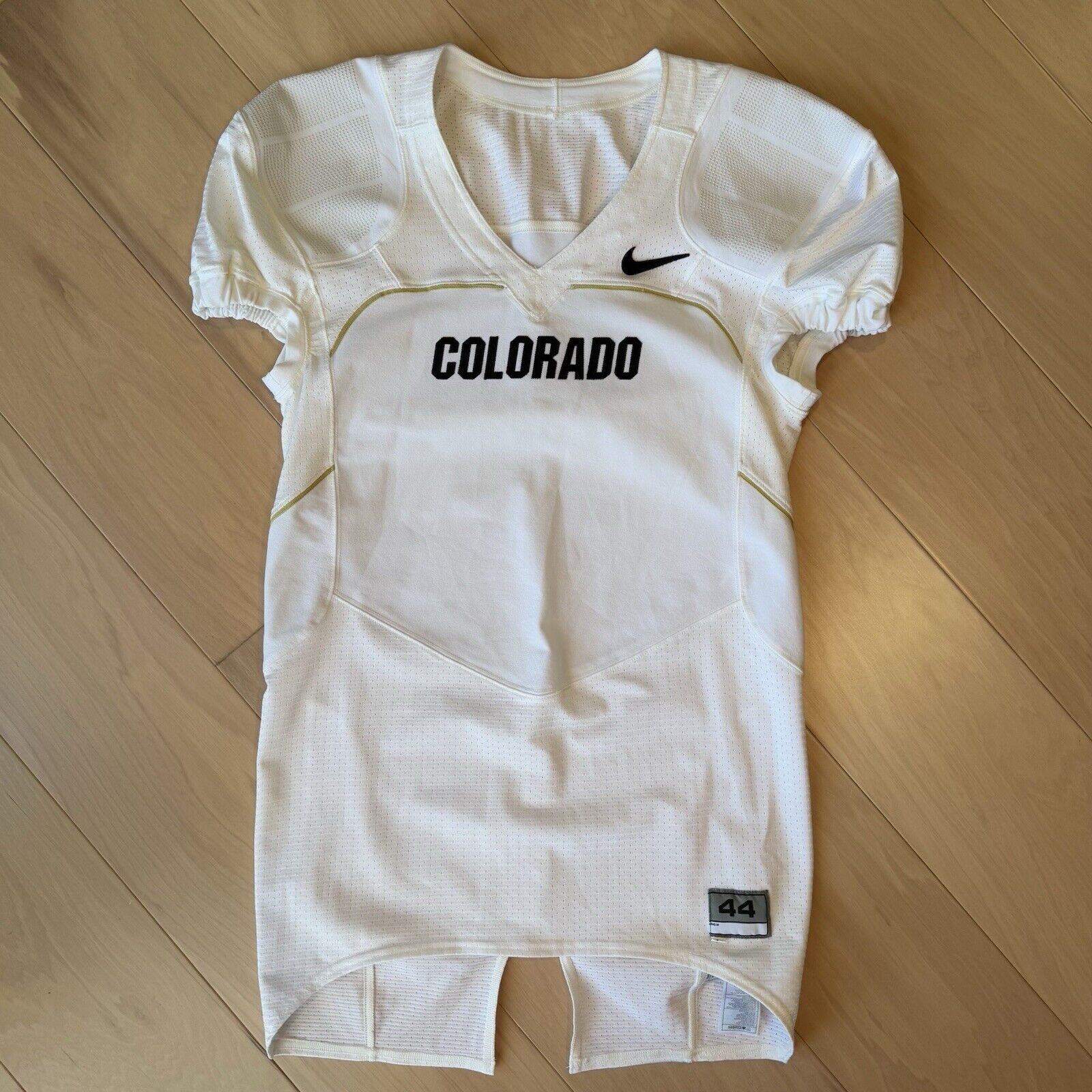 Nike Colorado Buffaloes Football Jersey White Game Issued Pro Cut Size US L / EU 52-54 / 3 - 2 Thumbnail