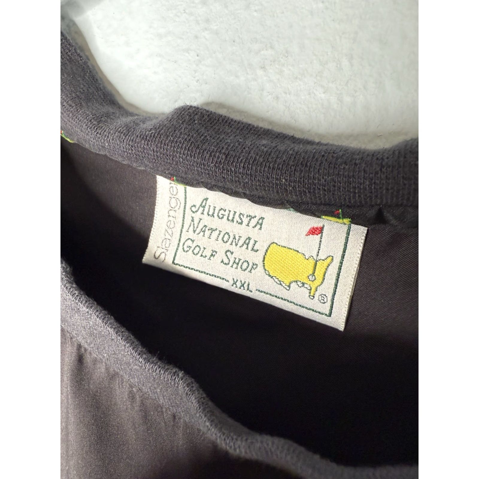 Vintage VINTAGE Slazenger Jacket Windbreaker Mens 2XL Black Golf Augusta Masters Embroidered Logo Comfort Lightweight Pullover Size 2XL Mens Size US XXL / EU 58 / 5 - 4 Thumbnail