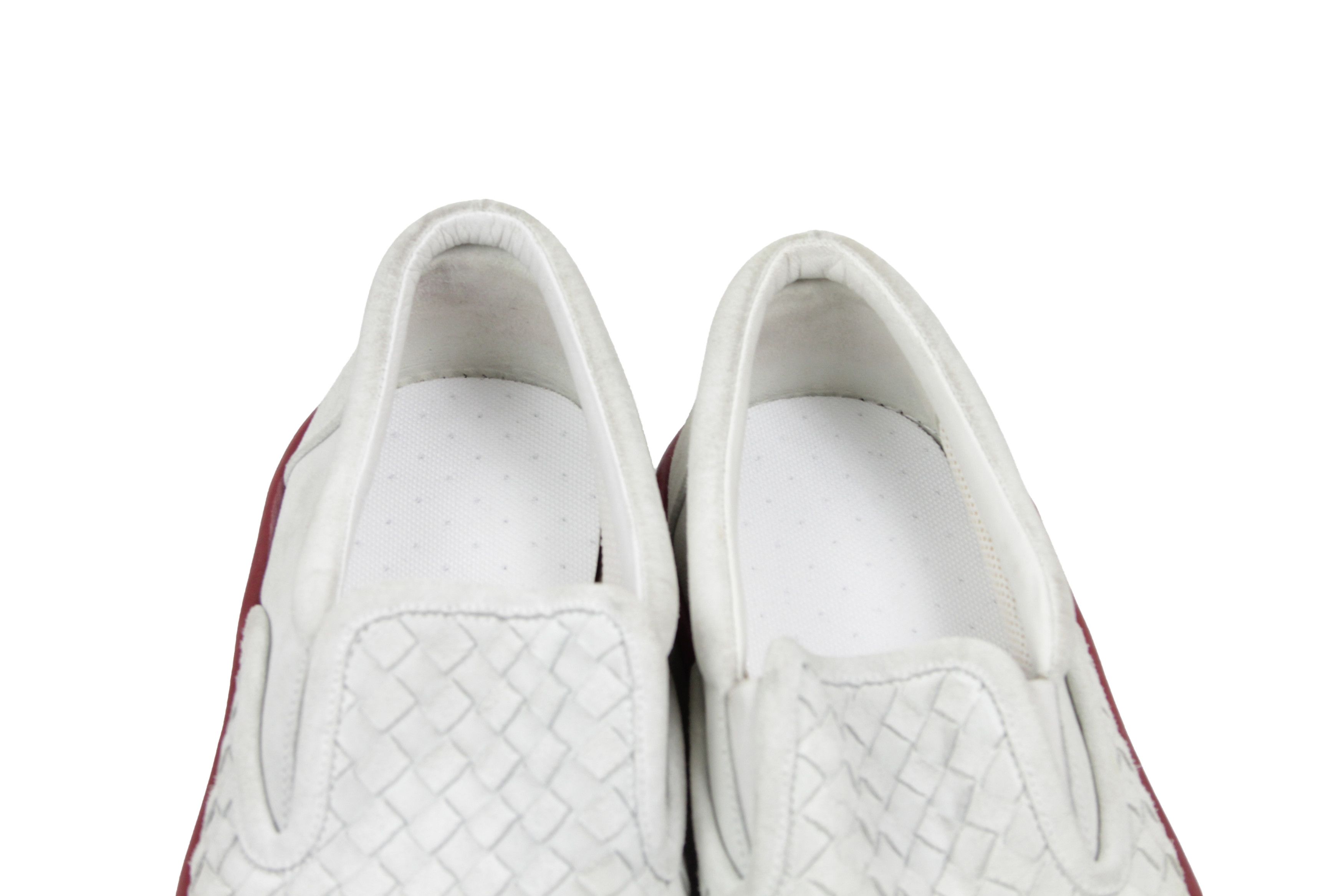 Bottega Veneta Intrecciato Woven Suede Slip Ons Size US 12 / EU 45 - 10 Thumbnail