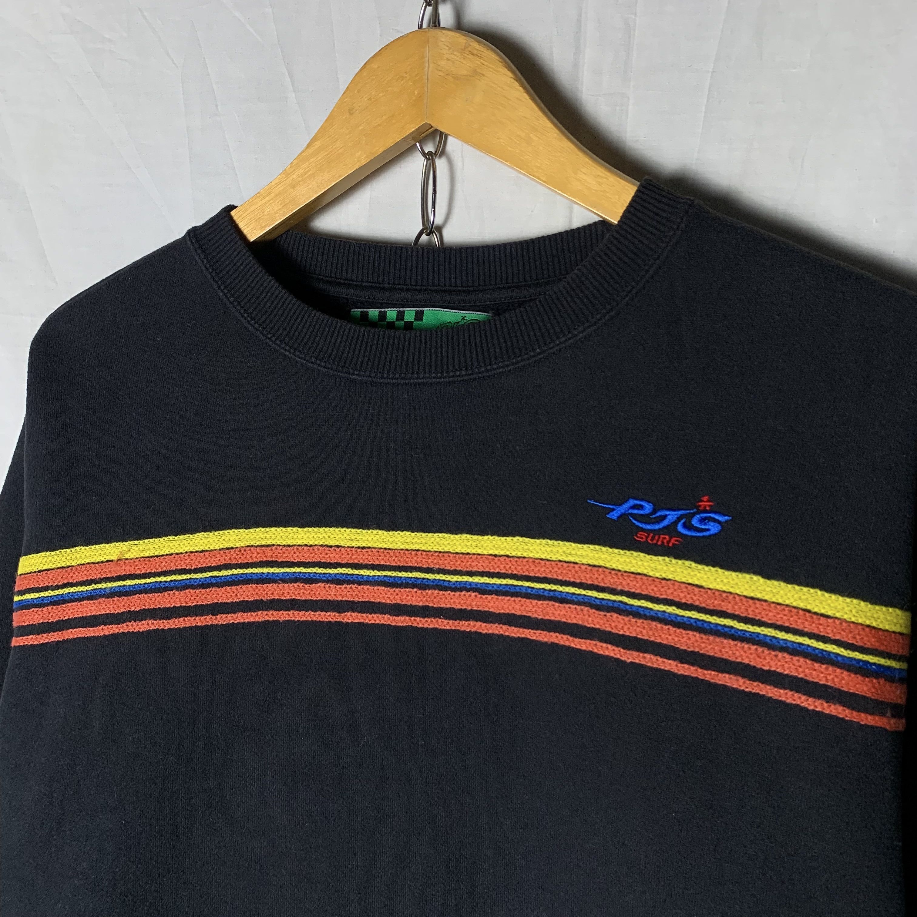 Vintage PJ's Surf Sweatshirt Crewneck Size US L / EU 52-54 / 3 - 2 Thumbnail