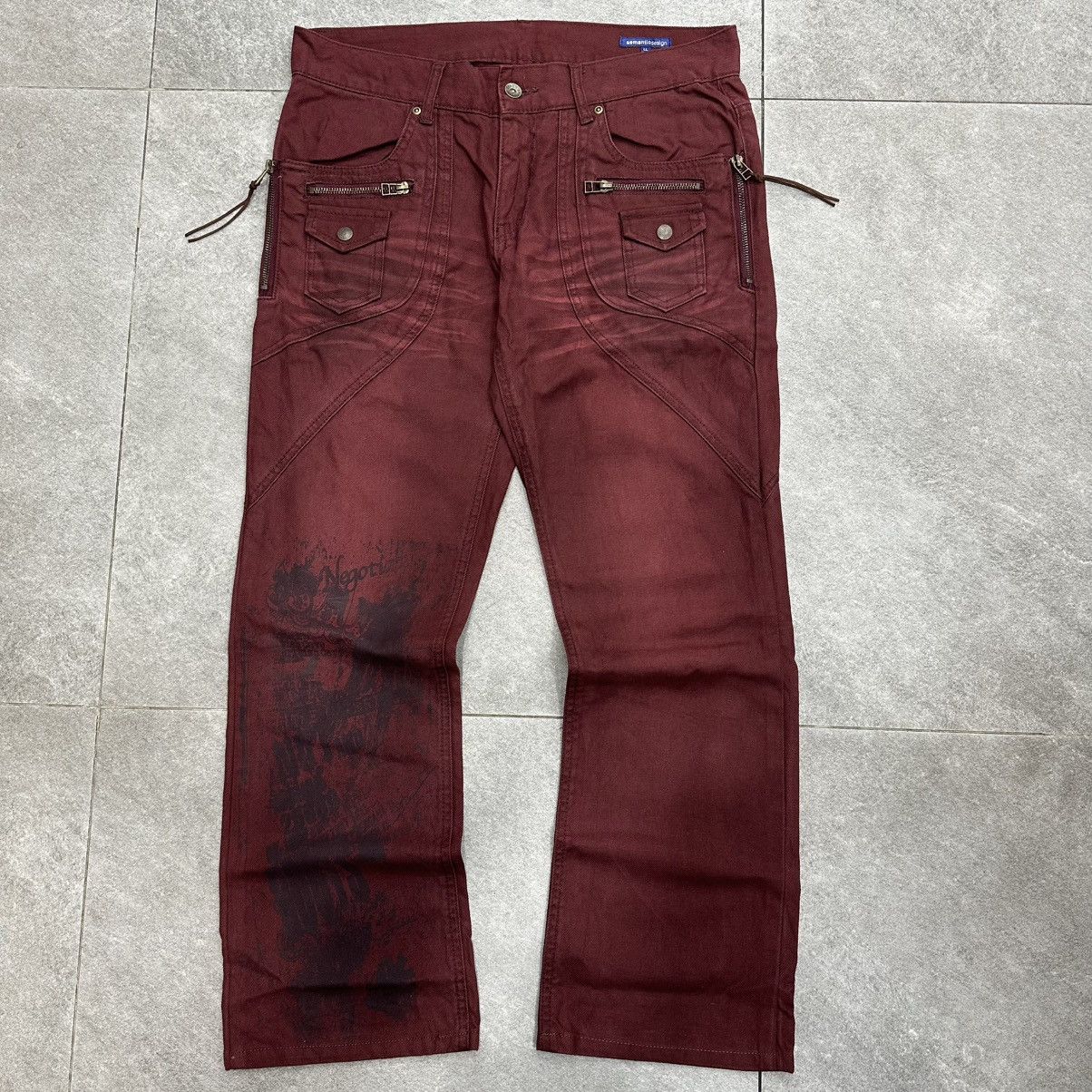Japanese Brand Japanes Brand Semantic Design Flare Size US 34 / EU 50 - 1 Thumbnail