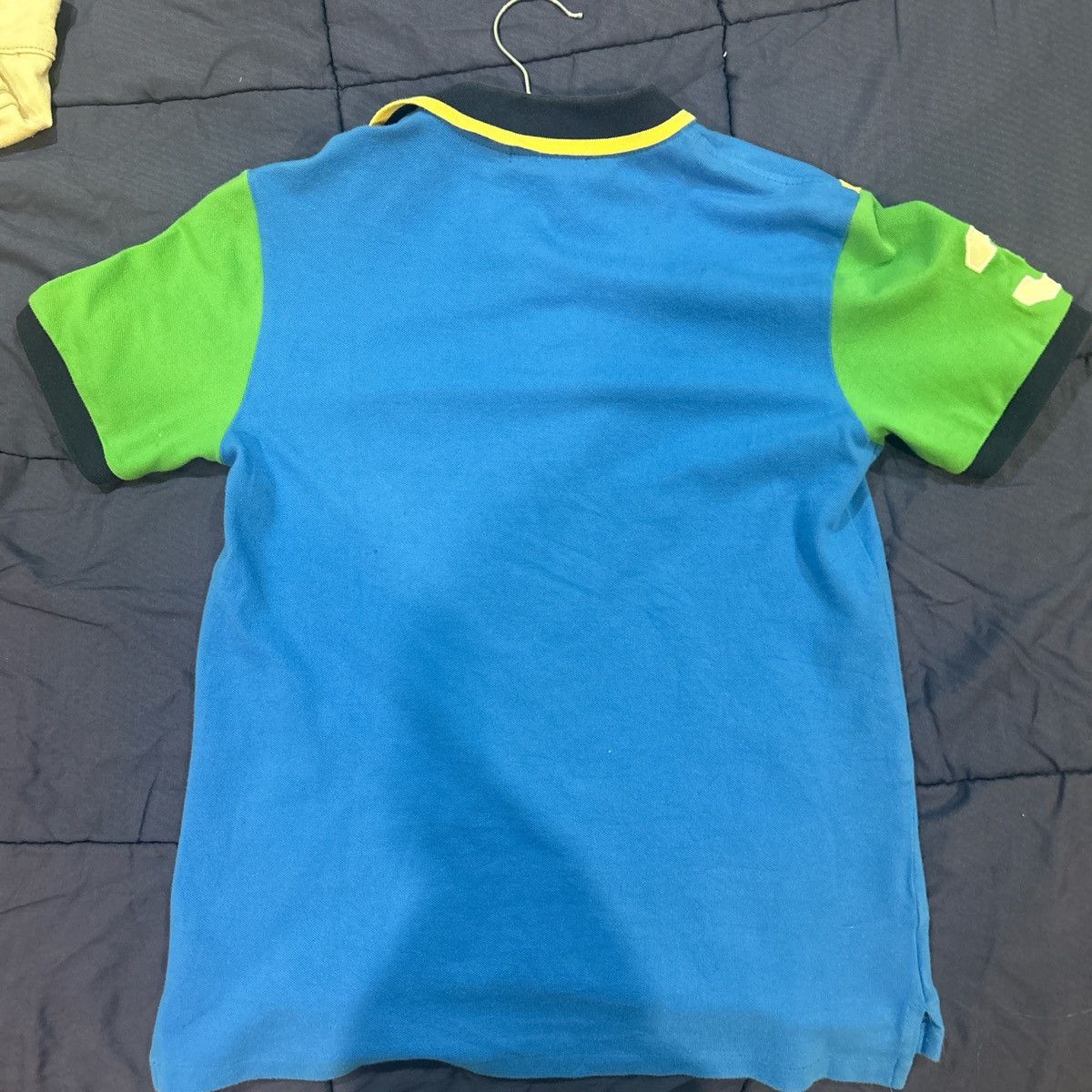 Polo Ralph Lauren Vintage blue green and yellow polo Ralph Lauren Size M / US 6-8 / IT 42-44 - 2 Thumbnail