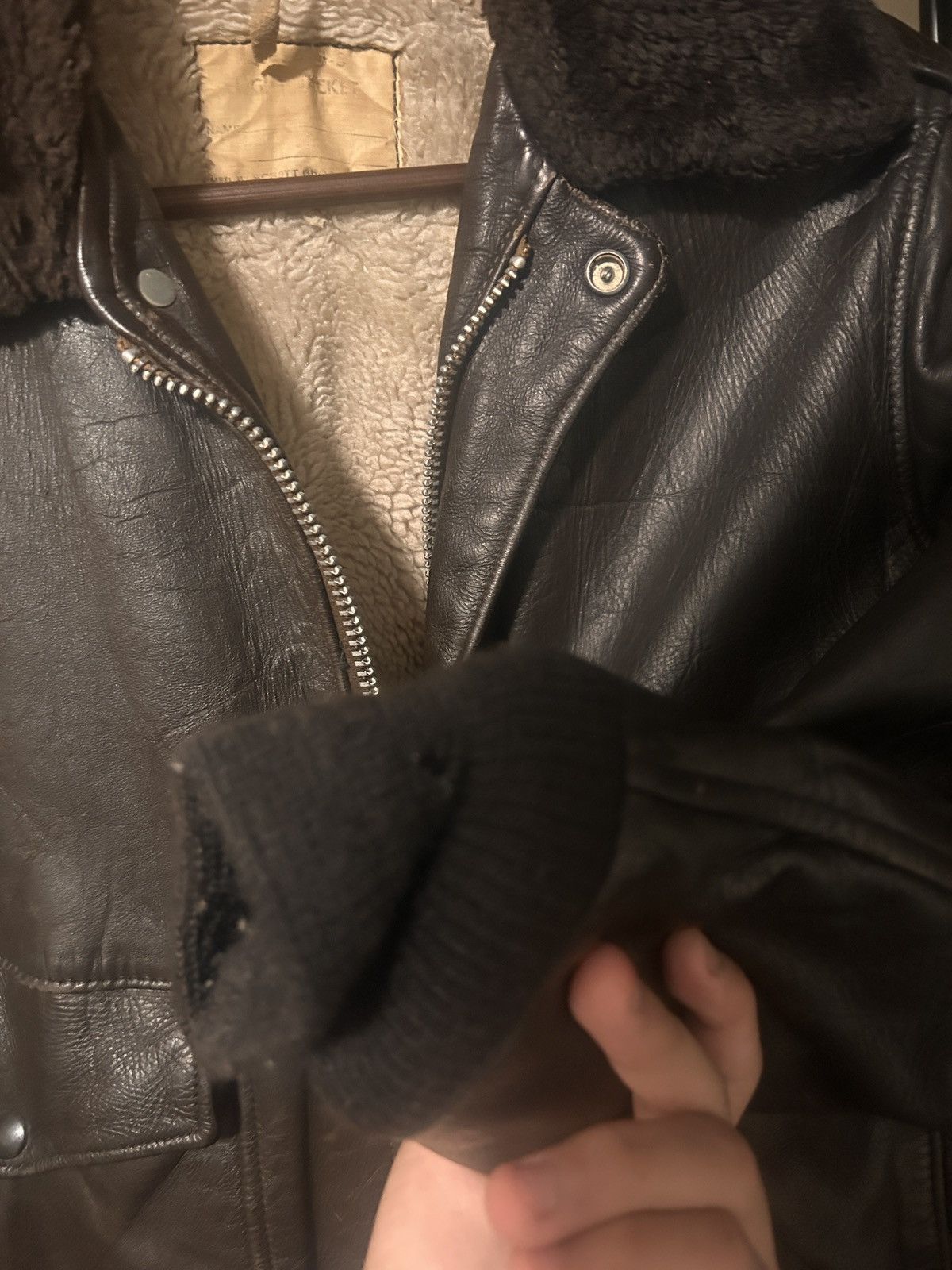 Vintage Brown Vintage Leather Garment Jacket Size US XS / EU 42 / 0 - 7 Thumbnail