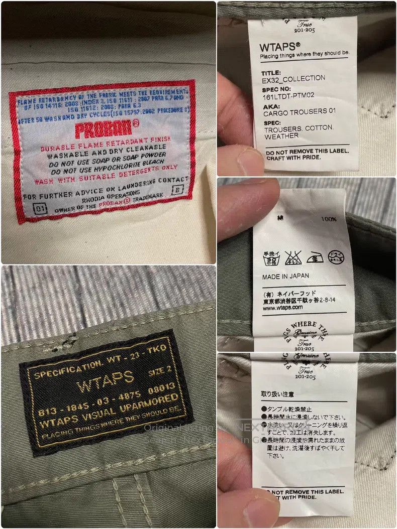 Wtaps Wtaps Cement green work pants Size US 40 / EU 56 - 8 Thumbnail