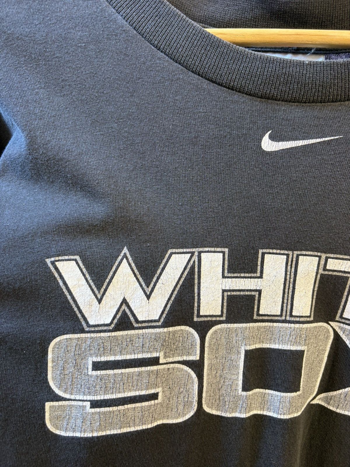 Nike Vintage Nike Team White Sox T-Shirt Size US M / EU 48-50 / 2 - 9 Thumbnail