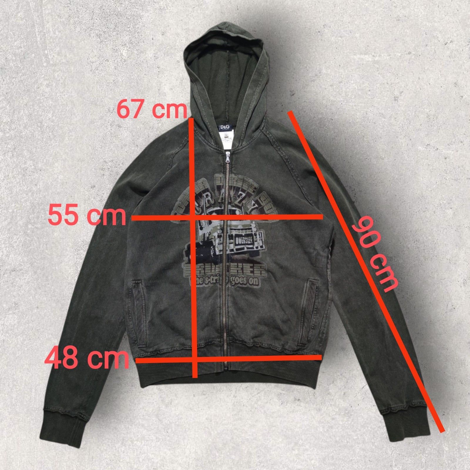 Dolce & Gabbana Vintage 1973 Year Dolce & Gabbana Hoodie Gonna Drive You Size US L / EU 52-54 / 3 - 12 Thumbnail