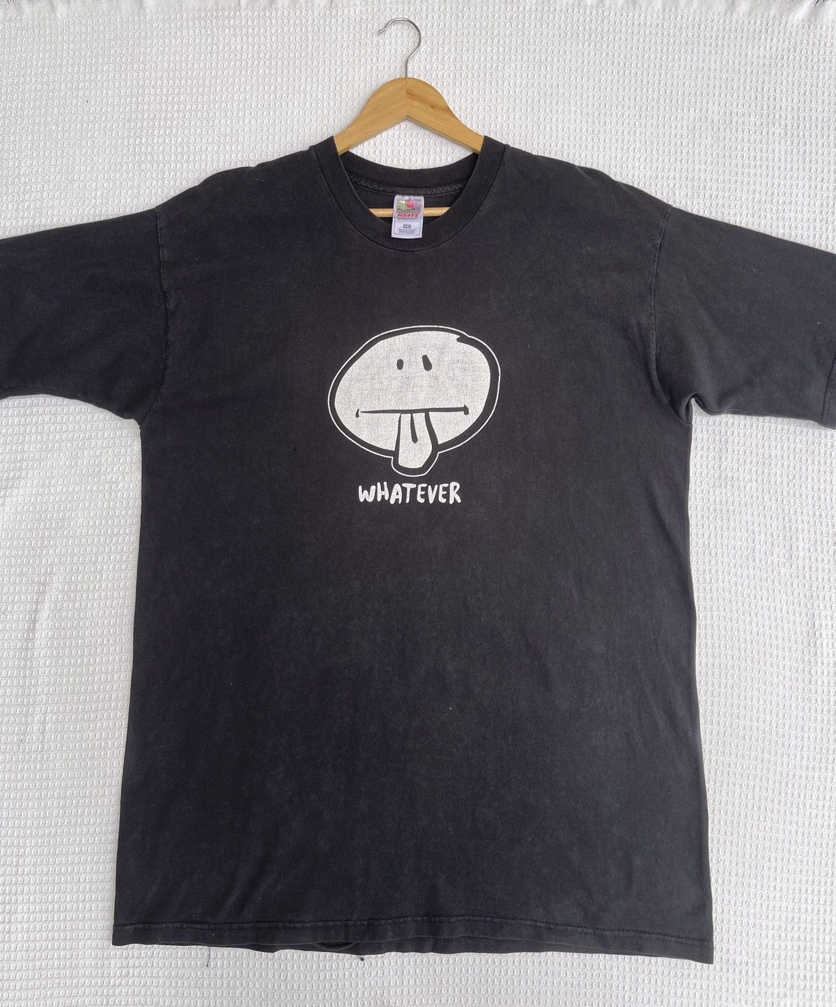 Vintage Last Drop🔥Sun Faded🔥Vintage 90s Whatever Humor Tee Size US XXL / EU 58 / 5 - 7 Thumbnail