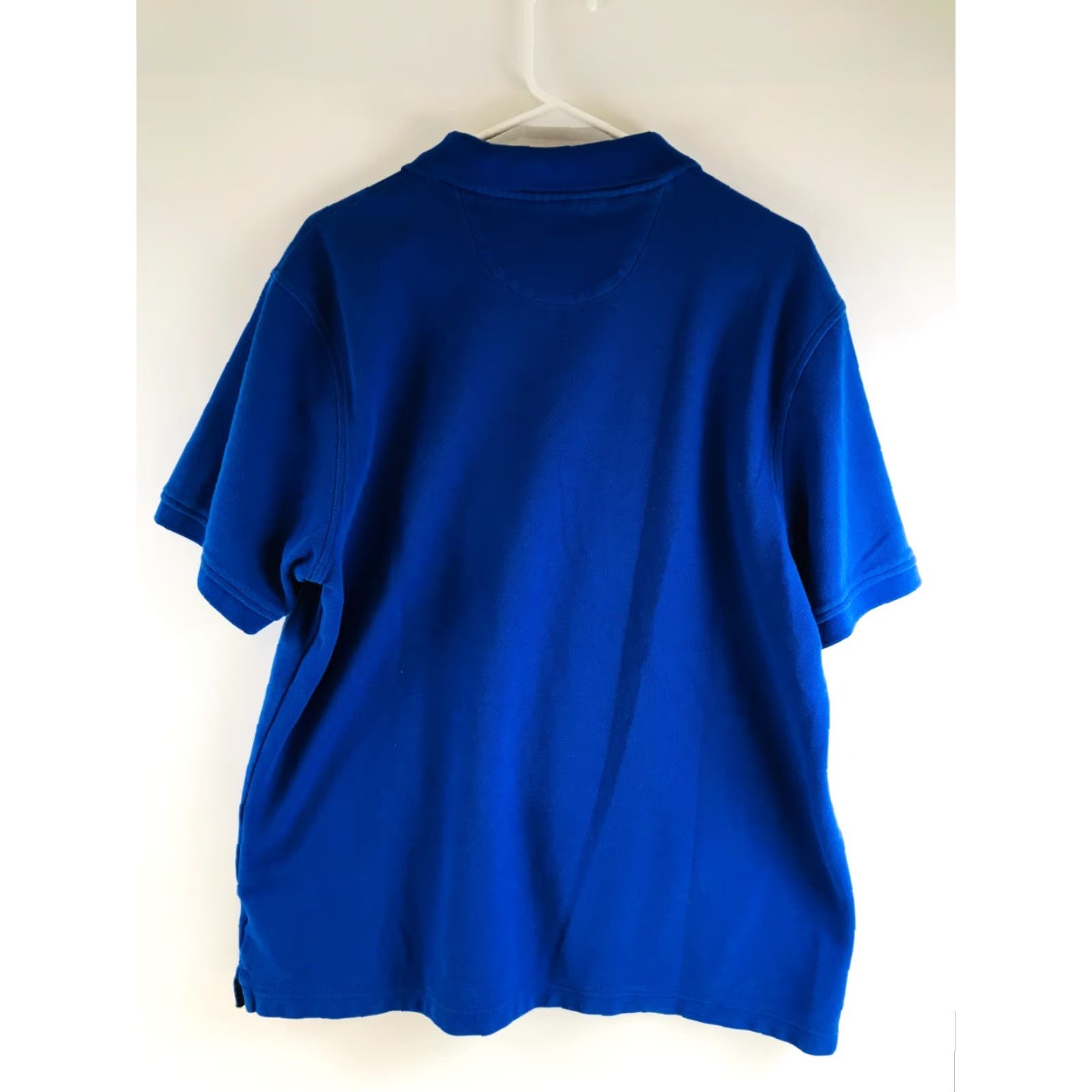 Club Room Club Room Polo Shirt Men's XL Tall Solid Blue Short Sleeve Estate Performance Shirt Size US XL / EU 56 / 4 - 2 Thumbnail
