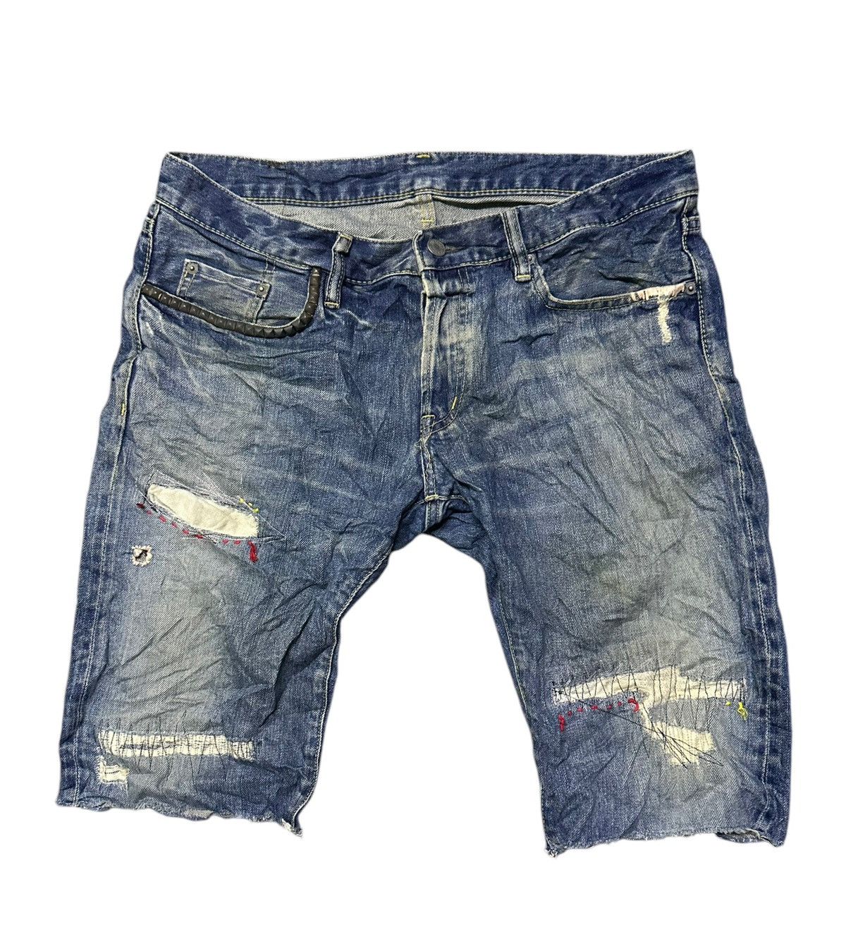 Hysteric Glamour × Japanese Brand × Vintage Hysteric glamour short pants cut of leg Size US 34 / EU 50 - 2 Thumbnail
