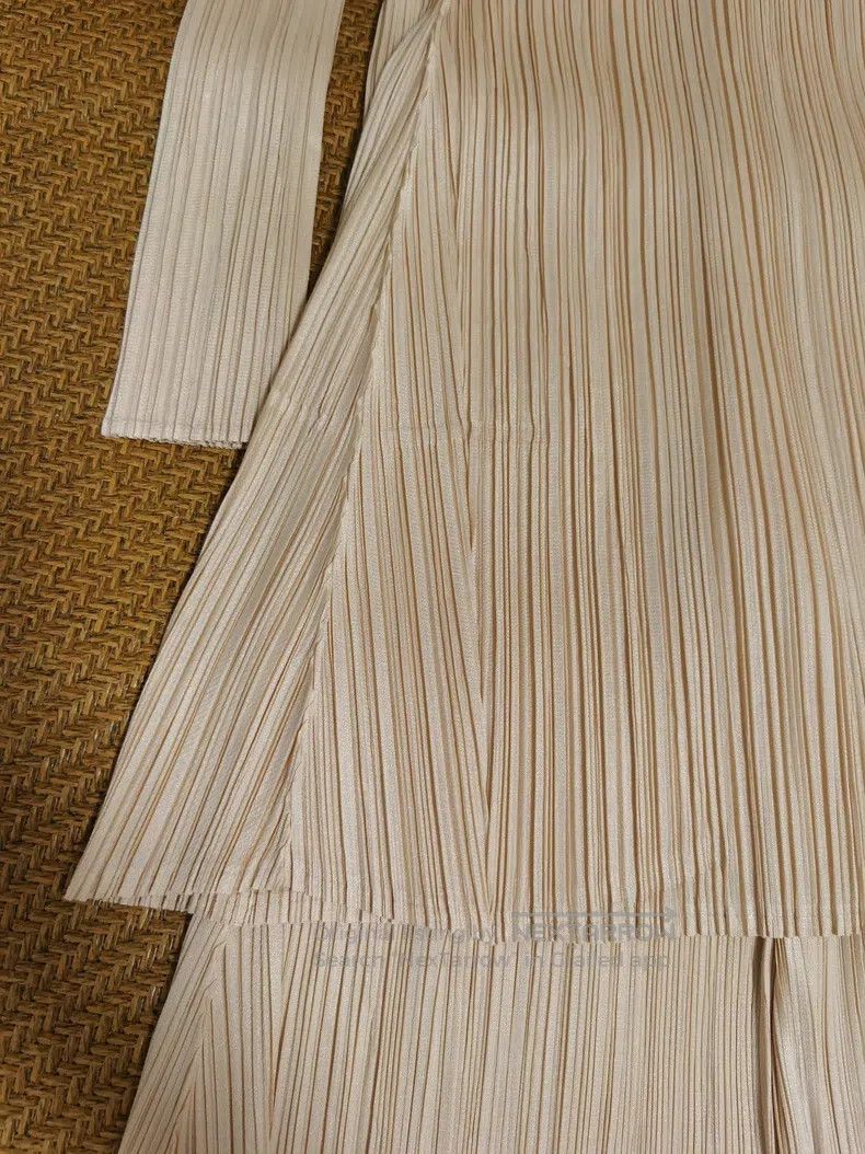 Issey Miyake Issey Miyake Beige Long Sleeve Size L / US 10 / IT 46 - 2 Thumbnail