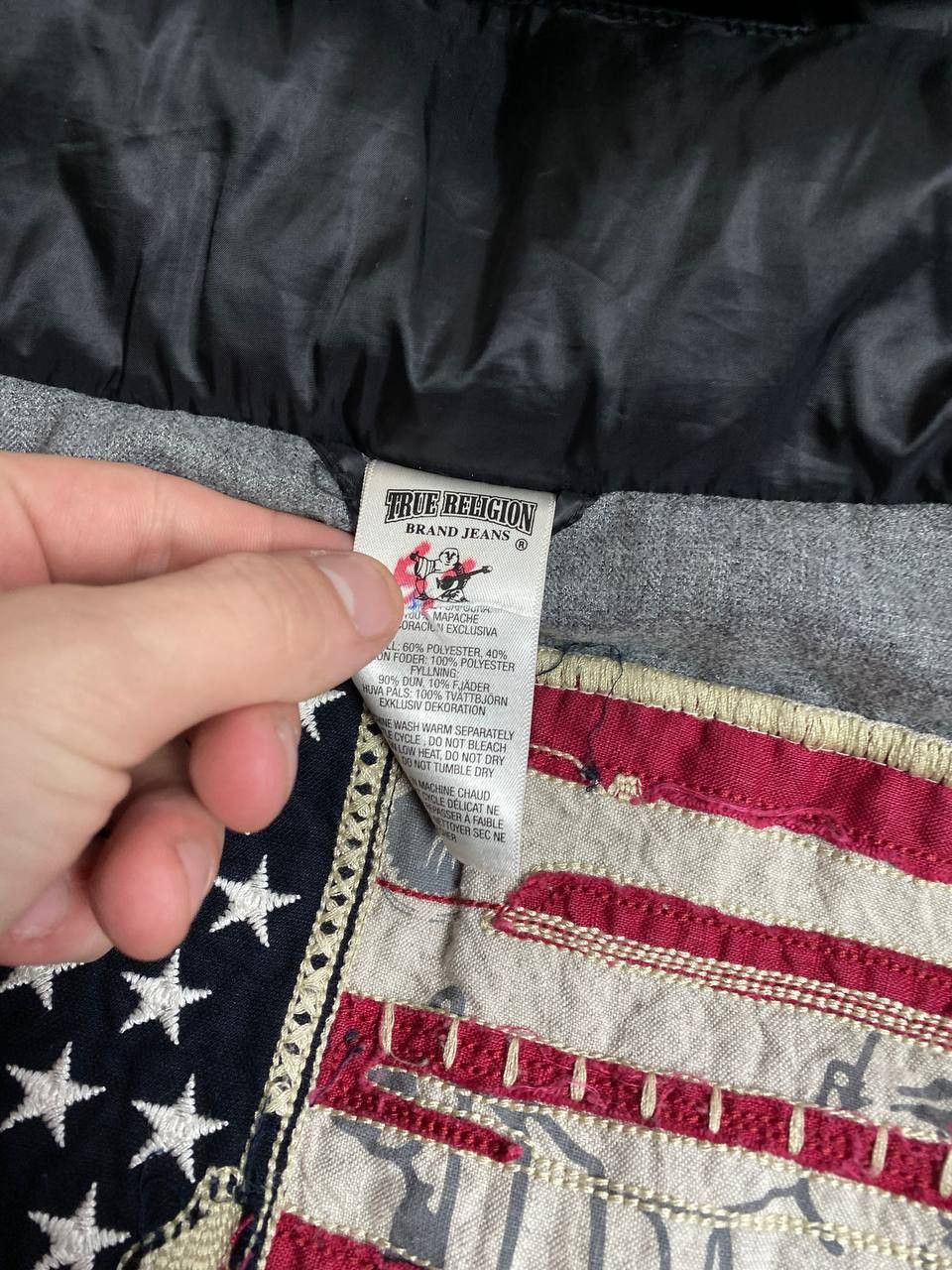 True Religion × Vintage True Religion Puffer Jacket Size S / US 4 / IT 40 - 2 Thumbnail