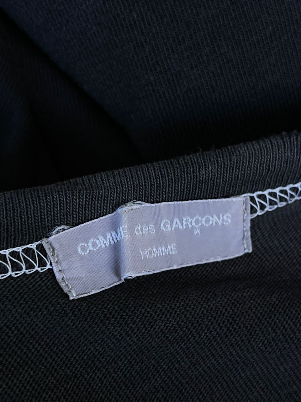 Comme des Garcons × Designer × Japanese Brand AD1999 Comme Des Garcons Homme Big Logo Tee Size US M / EU 48-50 / 2 - 16 Thumbnail