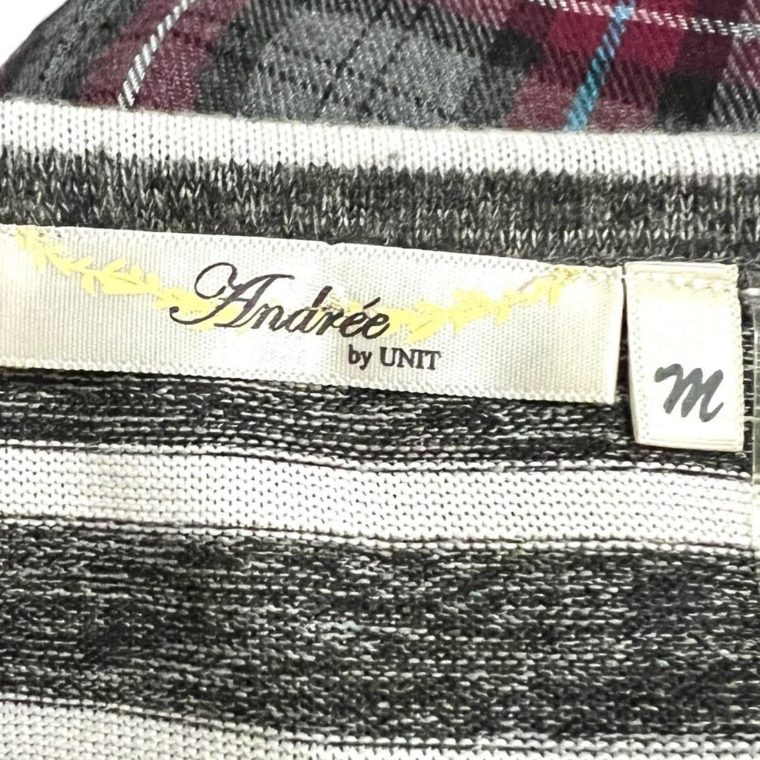 Other Striped Plaid Pocket Elbow Patch Pocketed Swing Dress Size M / US 6-8 / IT 42-44 - 6 Thumbnail