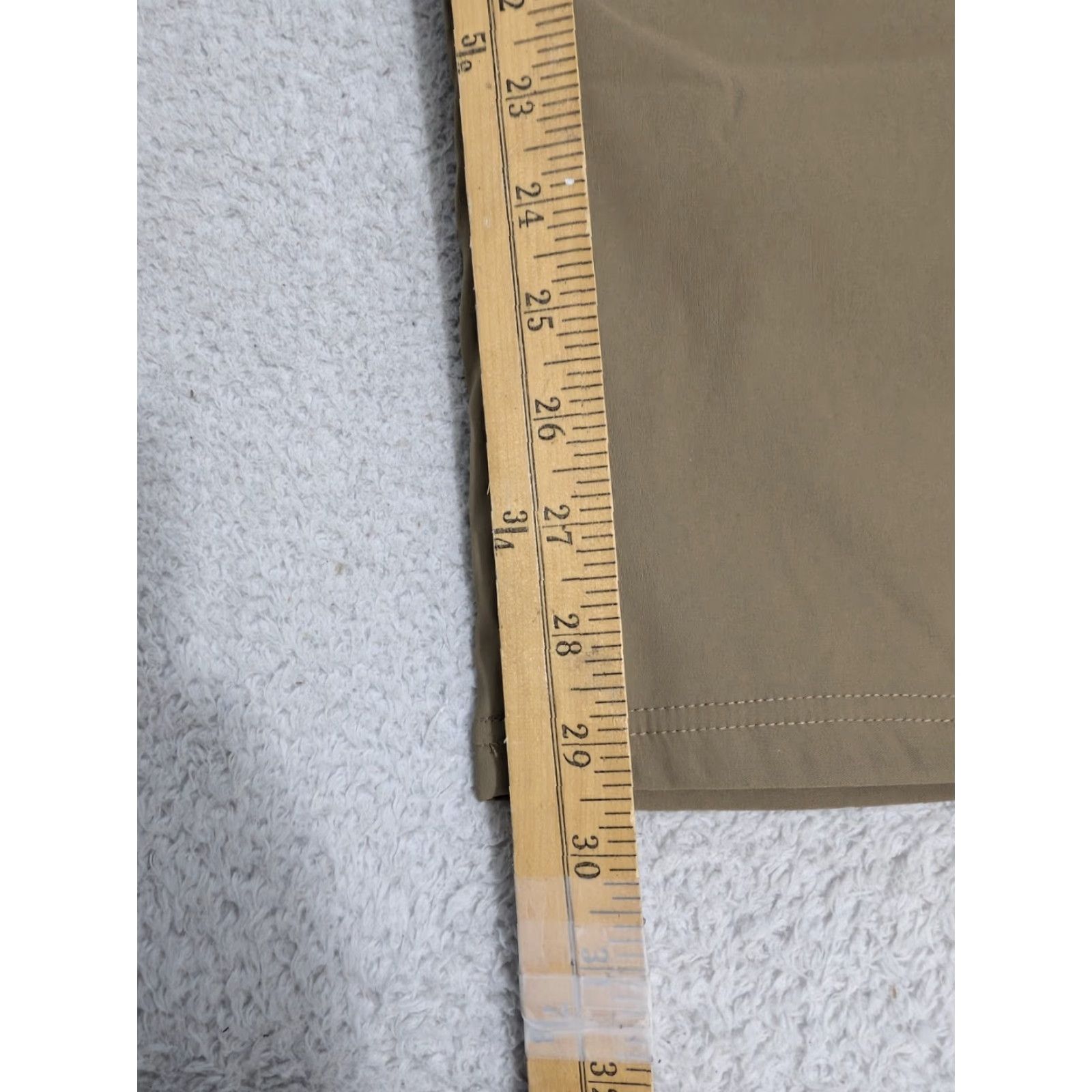 Orvis Orvis Mens Cargo Pants Khaki Fleece Lined Tech Stretch Nylon Spandex 32x30 Straight Regular Casual Travel Outdoor Size US 32 / EU 48 - 7 Thumbnail